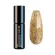 Diamond Nails Gel Lac - Auriu cu sclipici mari - DN226 - 7ml
