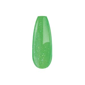 Gel Lac 4 ml DN194 - Cariocă verde sclipitoare - Pensula nouă!