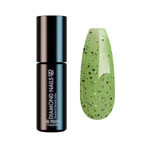 Diamond Nails ojă semipermanentă Glorius Green DN233 7ml cu nuanță verde vibrantă și elegantă