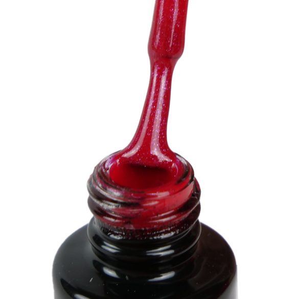Gel Lac - 4 ml DN135 - Pink cu vibrații roșii - Pensula nouă!