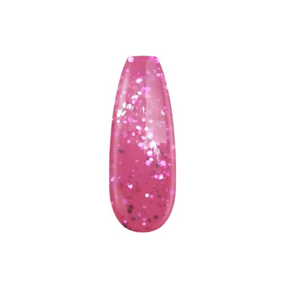 Gel Lac 4 ml - DN225 - Roz cu sclipici mari - Pensula nouă!