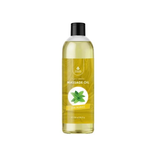Diamond Cosmetics Ulei de masaj cu Aloe Vera parfum de iarbă de lămâie 250 ml hidratant și revigorant