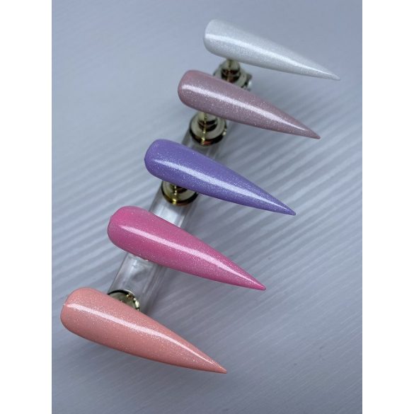Top Gel Lac Fără fixare cu sclipici alb-01