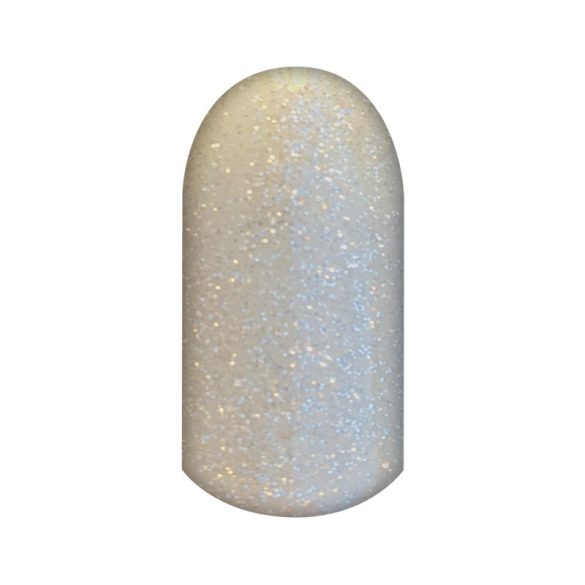 Top Gel Lac fără fixare cu sclipici argintiu -02