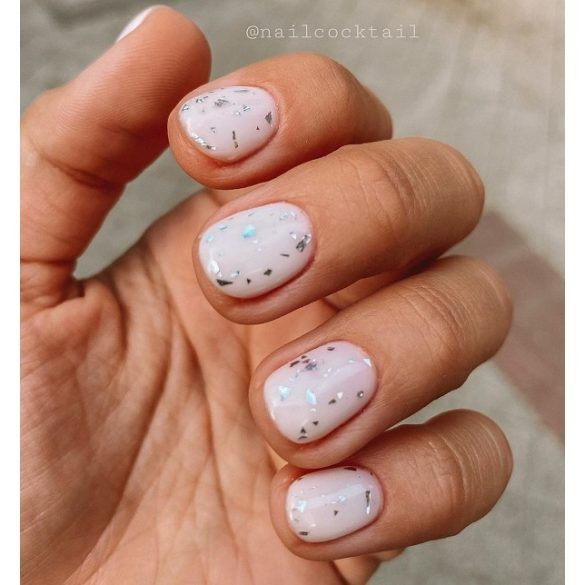 Bază Gel Lac cu fibră de sticlă și vitamine alb 7 ml