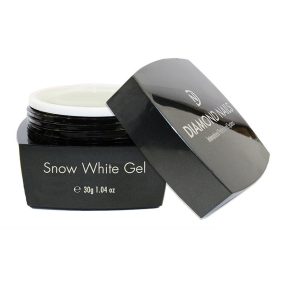 Gel UV alb laptos Snow White 30g de la Diamond Nails. Gel UV alb laptos Snow White 30g de la Diamond Nails.