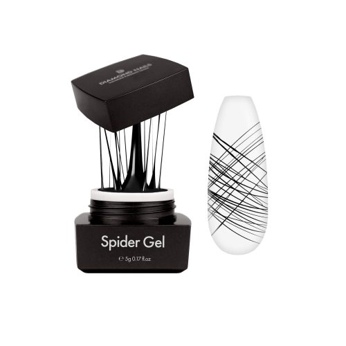 Spider Gel Negru 5g – Precizie și stil - Diamond Nails