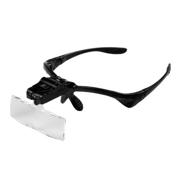 Ochelari cu lupă cu lumină LED, 5 buc lentile