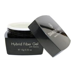 Gel hybrid cu vitamine si fibra de sticla alb laptos de la Diamond Nails. Gel hybrid cu vitamine si fibra de sticla alb laptos de la Diamond Nails.
