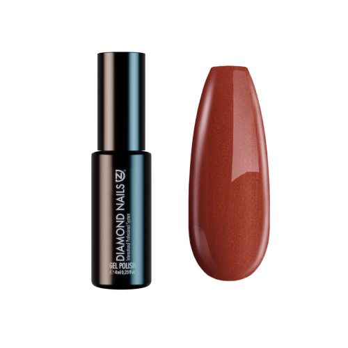 Ojă semipermanentă Maro alună DN243 4ml Diamond Nails pentru manichiuri elegante și naturale