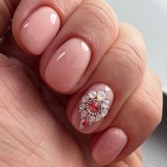 Gel Lac Rubber Base - Honey Peach 7 ml