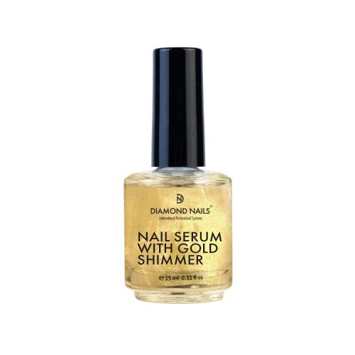 Diamond Nails Ser tratament unghii - efect antifungic serum - aur 15ml