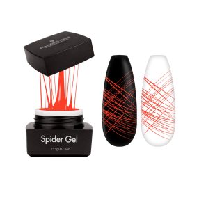 Spider Gel Neon Orange 5g – Linii neon vibrante - Diamond Nails Spider Gel Neon Orange 5g – Linii neon vibrante - Diamond Nails