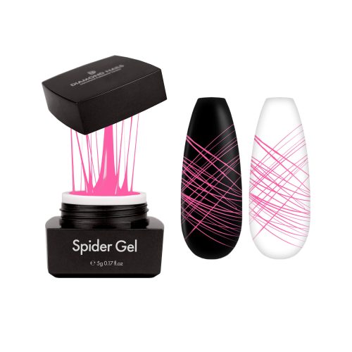Spider Gel Neon Pink 5g – Linii neon vibrante - Diamond Nails