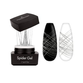 Spider Gel Metal Silver 5g – decor argintiu elegant - Diamond Nails Spider Gel Metal Silver 5g – decor argintiu elegant - Diamond Nails