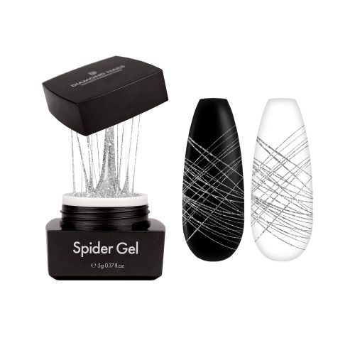 Spider Gel Metal Silver 5g – decor argintiu elegant - Diamond Nails