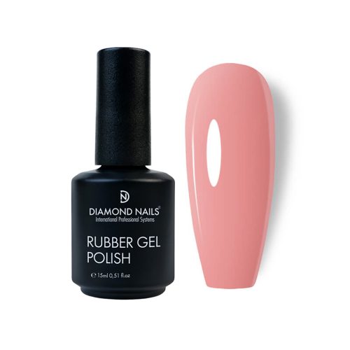 Diamond Nails Gel Lac Rubber Base - Dusty Pink 15 ml Fără HEMA și TPO