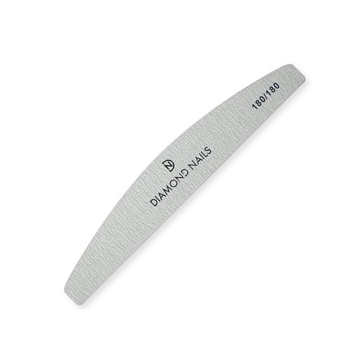 Pilă de unghii bumerang Gri 180/180 - Diamond Nails
