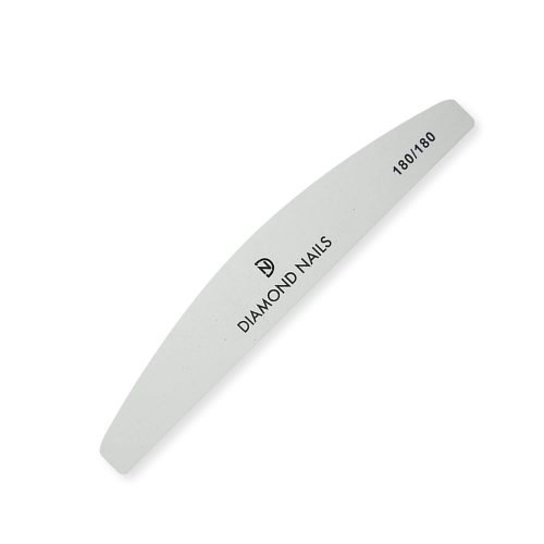 Pilă Unghii Bumerang Albă – 180/180 - Diamond Nails