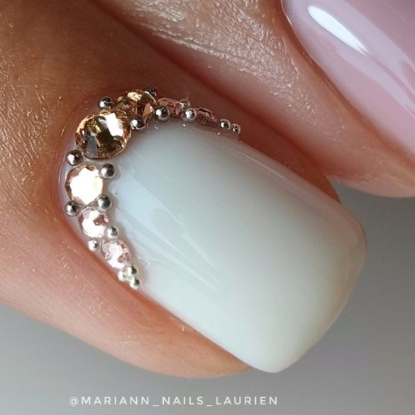 Gel Lac Rubber Base - Angel White 7 ml