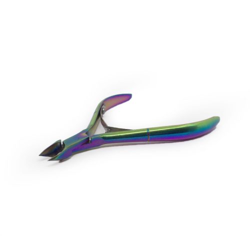 1. Cleste de pedichiura mic multicolor de la Diamond Nails