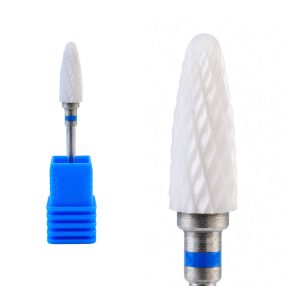 Freza ceramică premium cylinder pentru îndepărtarea eficientă a gelului, acrilului și polygelului și reducerea uniformă a materialului