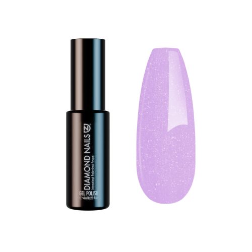 Diamond Nails ojă semipermanentă Lavandă sidef DN080 4ml pentru manichiuri elegante și luminoase.