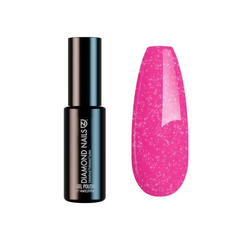 Diamond Nails Gel Lac - Roz de bikini sclipitoare - DN162 - 4ml - Fără HEMA