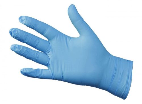 Mănuși de protecție albastru- Mărimea M, 100 buc/pachet