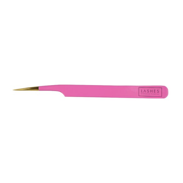 Pensetă pentru gene dreaptă PINK