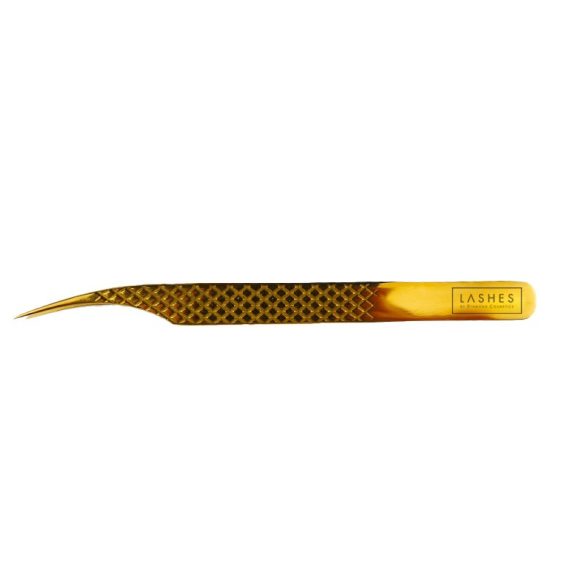 Pensetă de gene dreaptă GOLD