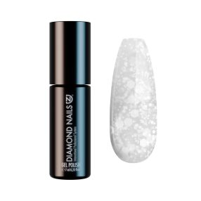 Diamond Nails ojă semipermanentă Party Pop Alb Festiv DN295 7ml cu efect strălucitor și elegant