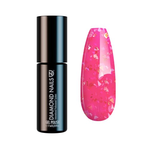 Diamond Nails ojă semipermanentă Midnight Glam DN304 7ml roz închis pentru manichiură elegantă și rezistentă