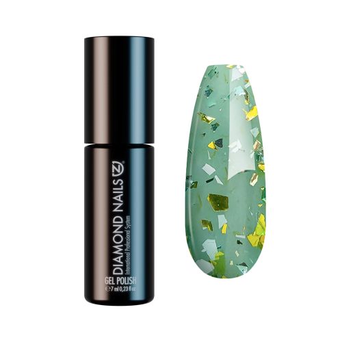 Diamond Nails ojă semipermanentă Midnight Glam Verde DN306 7ml cu efect elegant și intens