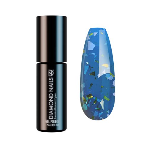 Diamond Nails ojă semipermanentă Midnight Glam Albastru DN309 7ml cu nuanță elegantă și intensă
