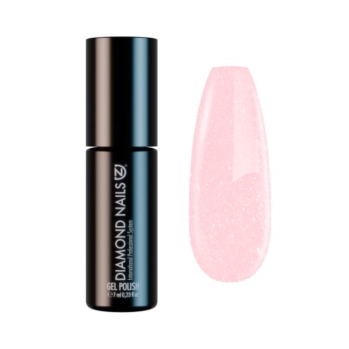 Diamond Nails ojă semipermanentă Roz de Bebe Sclipitor DN310 7ml cu efect delicat și strălucitor