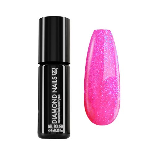 Diamond Nails Gel Lac - DN313 - Neon Glow - Roz intens