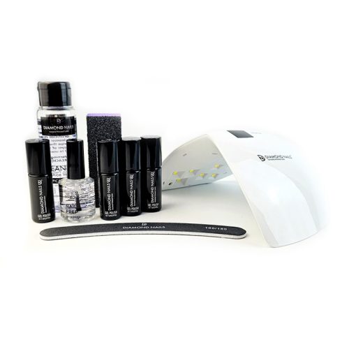 Set starter gel lac cu lampă 24W UV-LED (SUNx32)