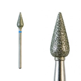 Freza diamant lacrimă dur pentru îndepărtarea eficientă a cuticulei și curățarea profundă a zonelor laterale ale unghiei