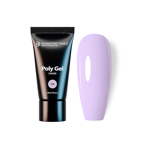 PolyGel 04 - Milky Violet - 30ml - Fără HEMA și fără TPO Diamond Nails