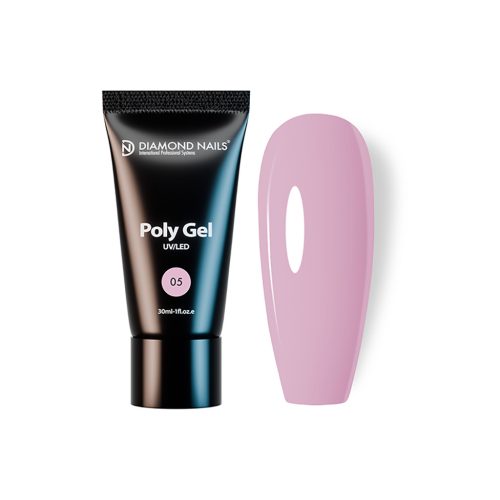 PolyGel 05 - Milky Rose - 30ml - Fără HEMA și fără TPO Diamond Nails