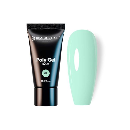 PolyGel 07 - Light Mint - 30ml - Fără HEMA și fără TPO Diamond Nails
