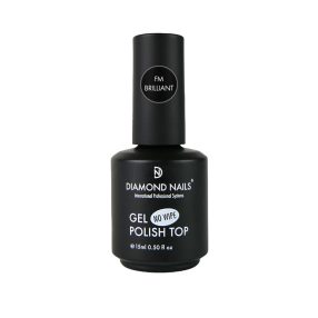 Diamond Nails Brilliant Top 15ml - Gel de finisare fără fixare – Fără HEMA și TPO gel lac Diamond Nails Brilliant Top 15ml - Gel de finisare fără fixare – Fără HEMA și TPO gel lac