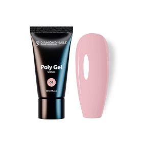Polygel 08 - Honey Peach (Roz pastel) - 30ml - Diamond Nails fără HEMA
