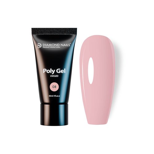 Polygel 08 - Honey Peach - 30ml - Fără HEMA și fără TPO Diamond Nails
