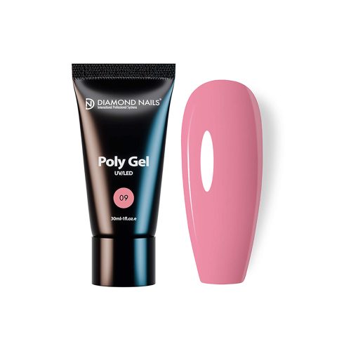 Polygel / Acryl Gel 09 - Cotton Candy -  30ml - Diamond Nails fără HEMA