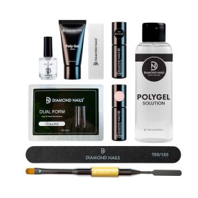 Diamond Nails Set starter PolyGel fără lampă Diamond Nails Set starter PolyGel fără lampă