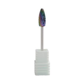 Caă freza din carbura cu con lamelar multicolor de la Diamond Nails.