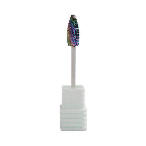 Caă freza din carbura cu con lamelar multicolor de la Diamond Nails.