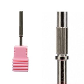 Mini mandrel suport pentru benzi abrazive utilizat la freza electrică pentru prelucrarea unghiilor